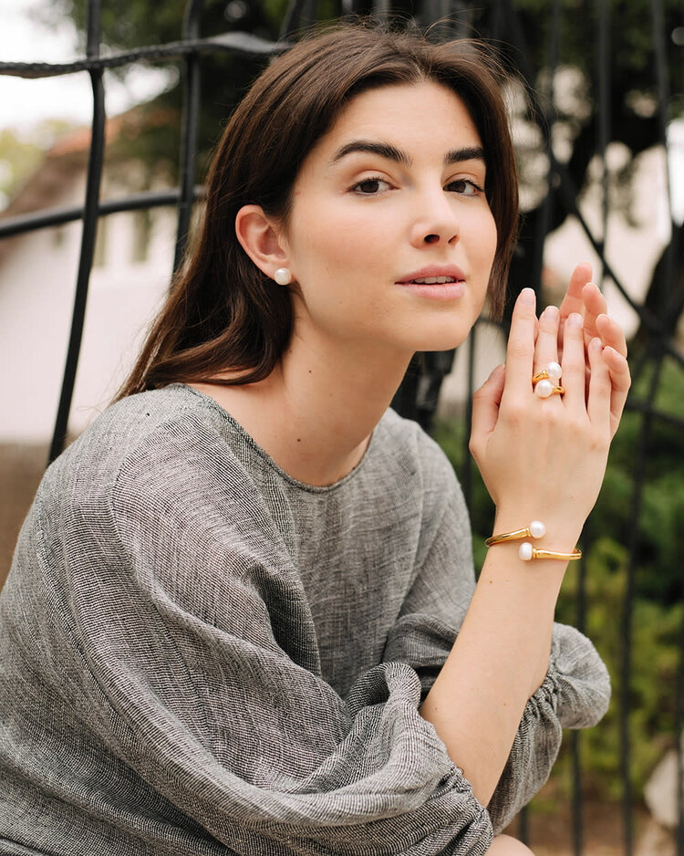 Dúo Pearl Ring