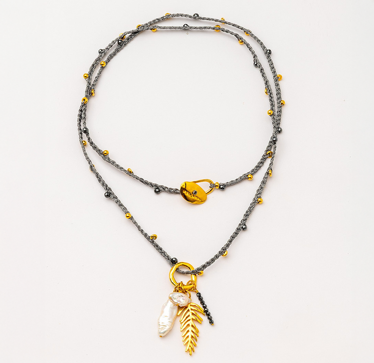 Trama Pearl Long Necklace