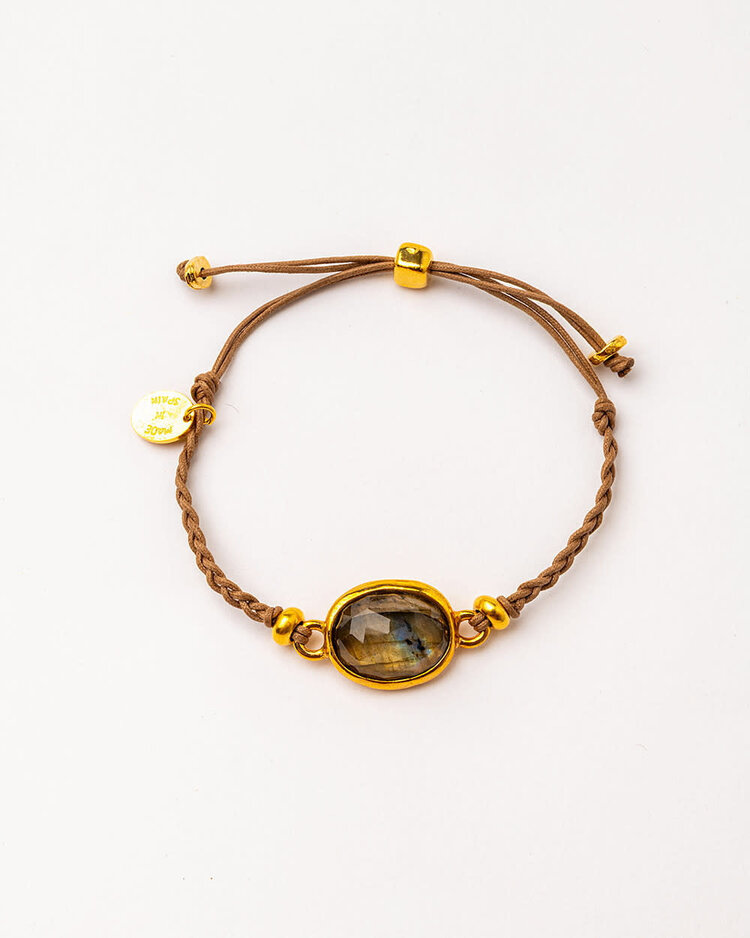 Nara Braided Gemstone Bracelet