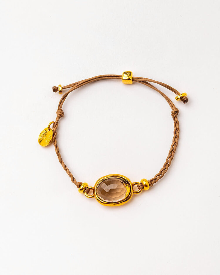 Nara Braided Gemstone Bracelet