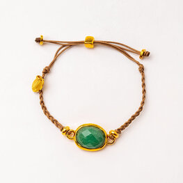 Nara Braided Gemstone Bracelet