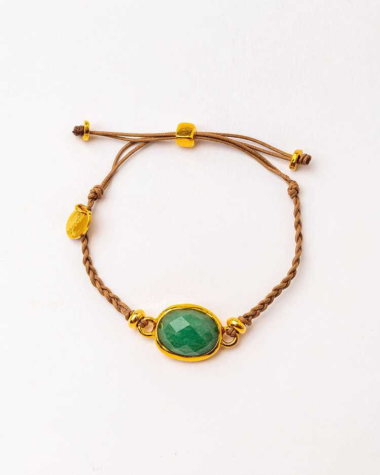 Nara Braided Gemstone Bracelet