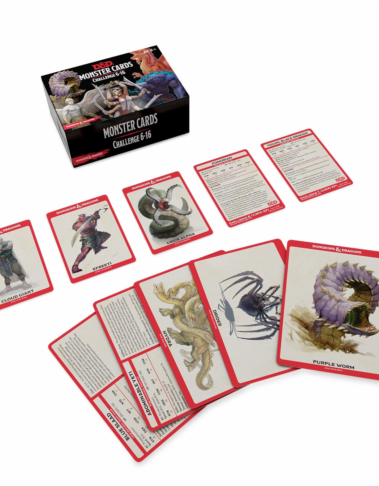 Gale Force Nine Monster Cards: Challenge 6-16
