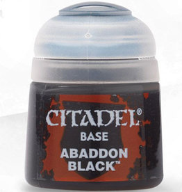 Games Workshop Citadel Base: Abaddon Black
