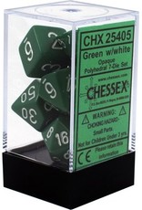 Chessex 7Ct Dice Set CHX25405 Opaque Green
