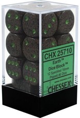 Chessex 16MM D6 Dice Set CHX25710 Speckled Earth
