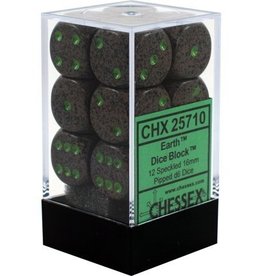 Chessex 16MM D6 Dice Set CHX25710 Speckled Earth