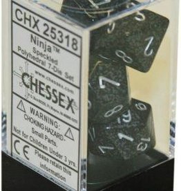 Chessex 7Ct Dice Set CHX25318 Speckled Ninja