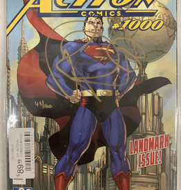 DC Comics Action Comics #1000 Gold Signed by Brian Michael Bendis