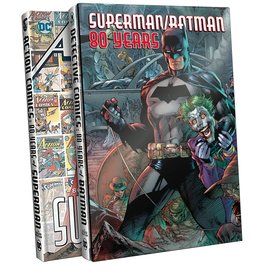 DC Comics Superman Batman 80 Years Hardcover Slipcase Set