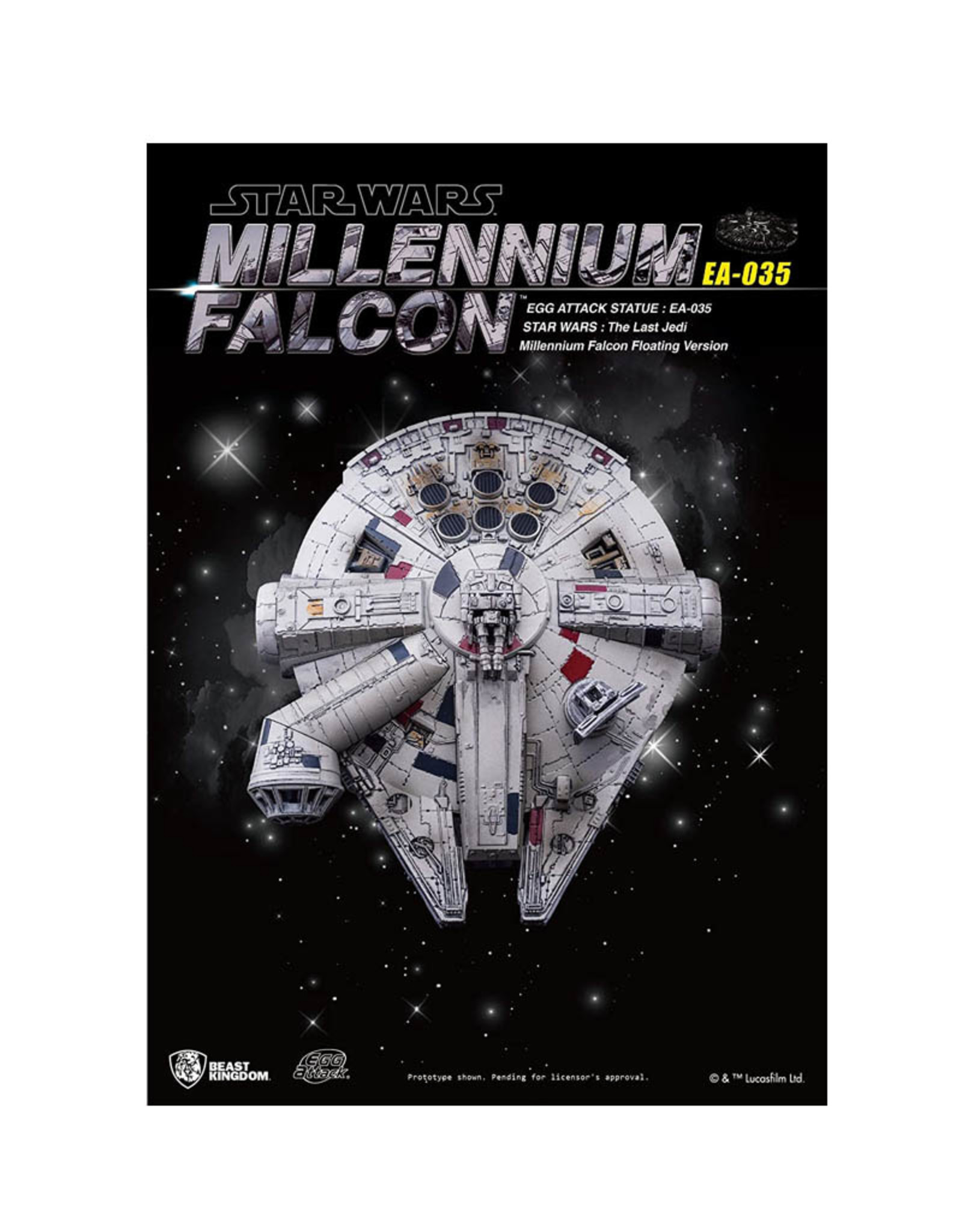 Marvel Comics Star Wars Floating Millennium Falcon