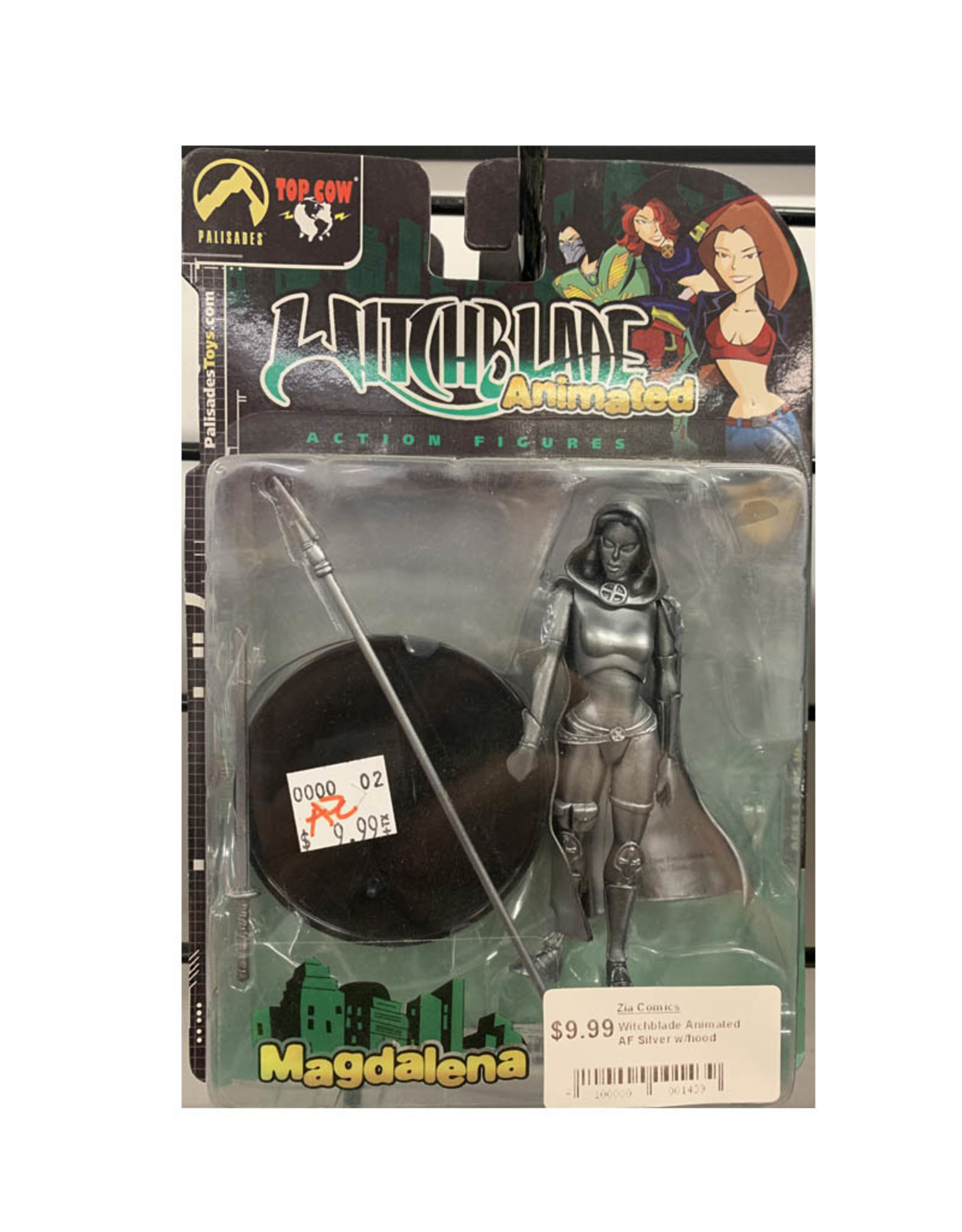 Palisades Witchblade Animated Silver with Hood Action Figure