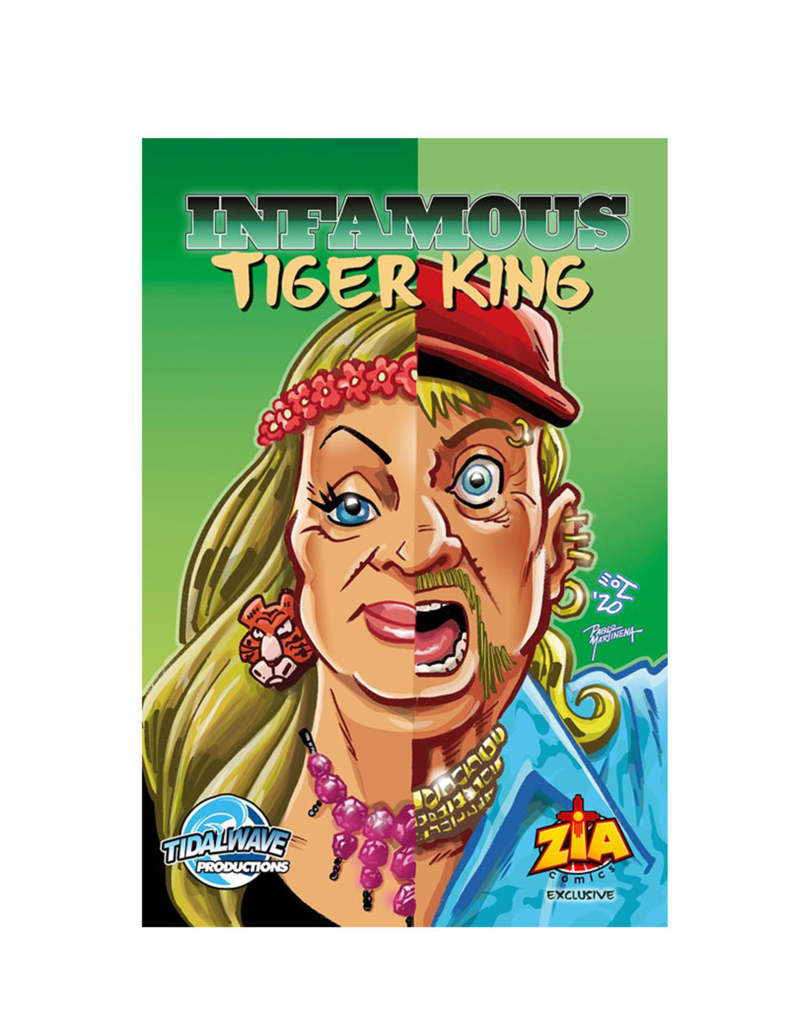 Tidal Wave Comics Infamous Tiger King Zia Comics Exclusive Variant