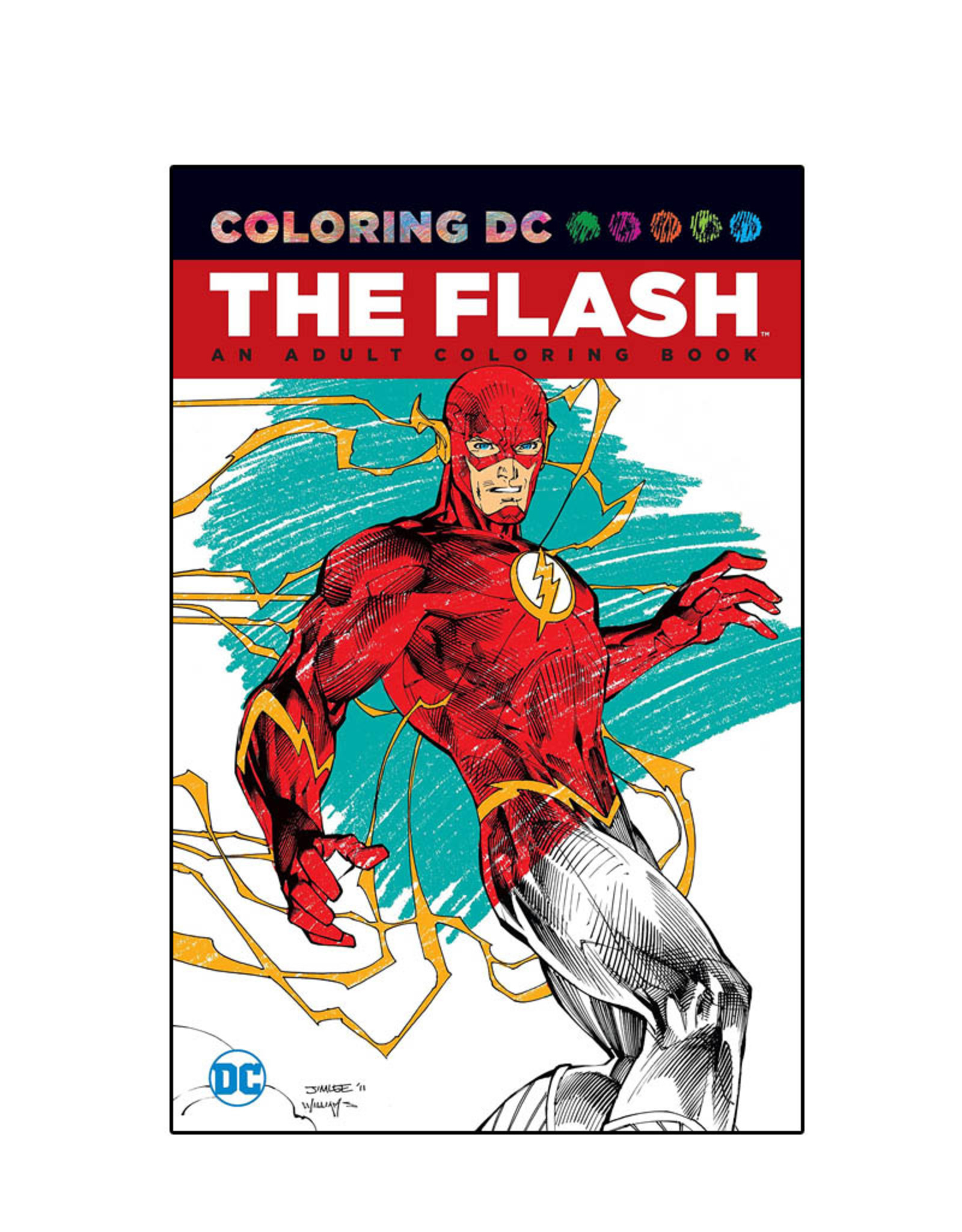 DC Comics The Flash Adult Coloring Book