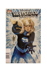 Marvel Comics Invisible Woman #1 signed in Gold by Adam Hughes with COA