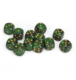 Chessex 16MM D6 Dice Set CHX25735 Speckled Golden Recon