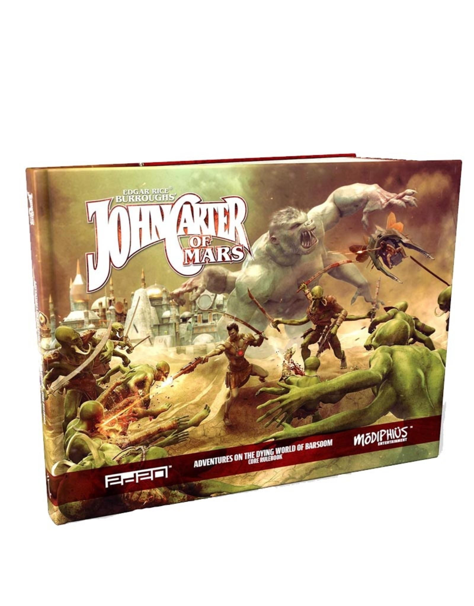 Modiphius Entertainment John Carter of Mars: Adventures on the Dying World of Barsoom Core Rulebook