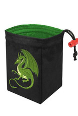 Red King Co. Fantasy Dragon Green Dice Bag