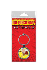 Ata-Boy One Punch Man On Yellow Keychain