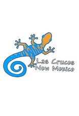 Brass Reminders Co. Inc. Mini Las Cruces New Mexico Blue/Orange Gecko
