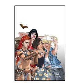 Dynamite Red Sonja and Vampirella meet Betty and Veronica #1 selfie virgin variant