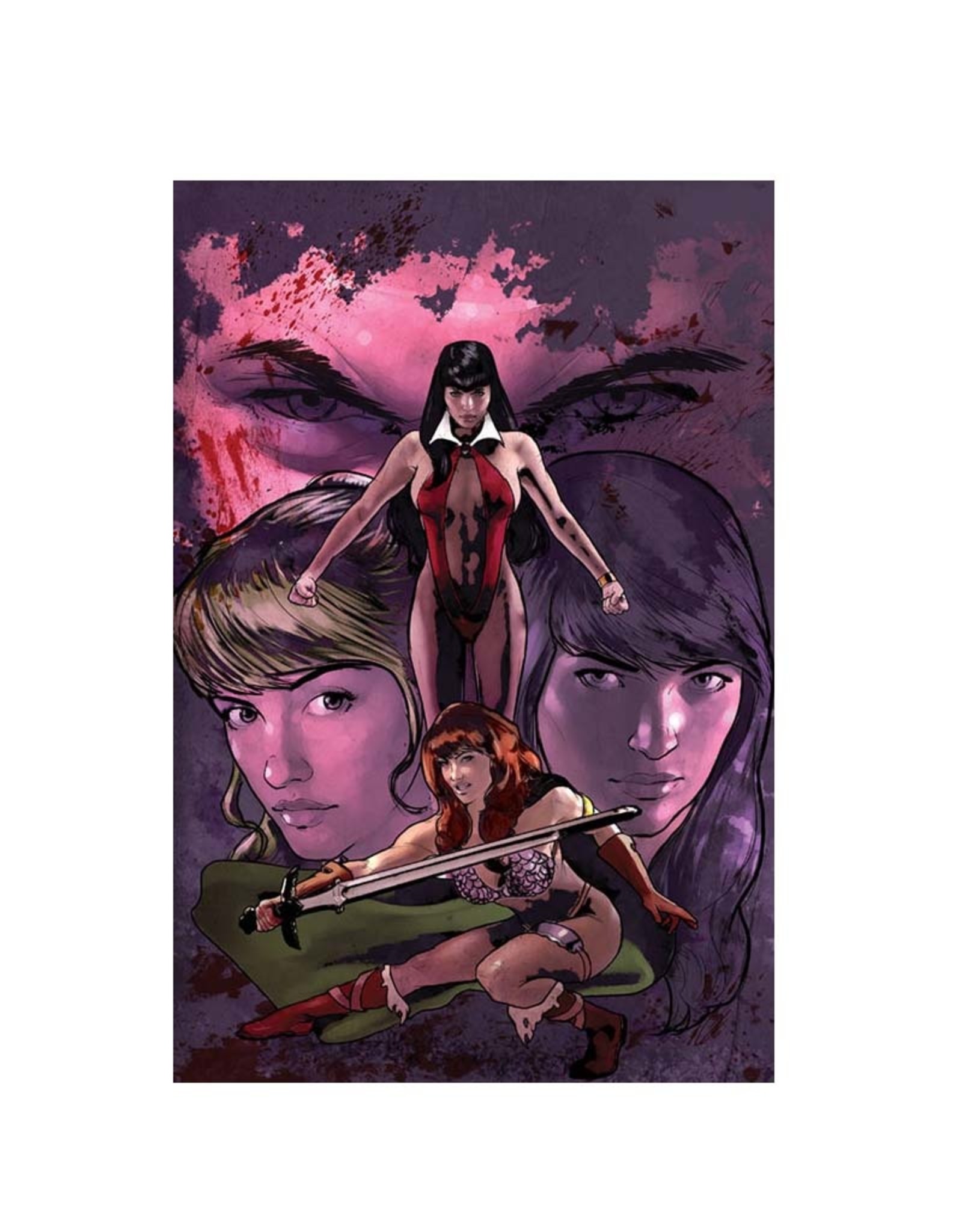 Dynamite Red Sonja and Vampirella meet Betty and Veronica #1 Cat Staggs Virgin variant