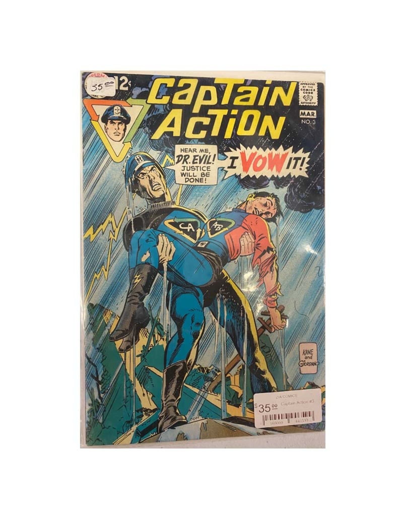 captain action comic book