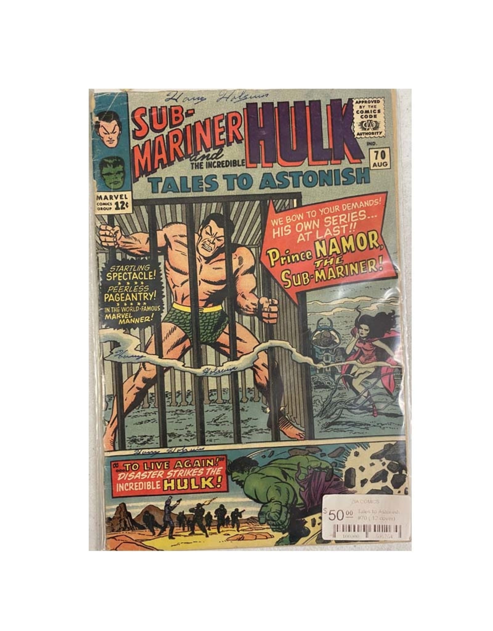 Marvel Comics Tales to Astonish #70 (.12 cover)