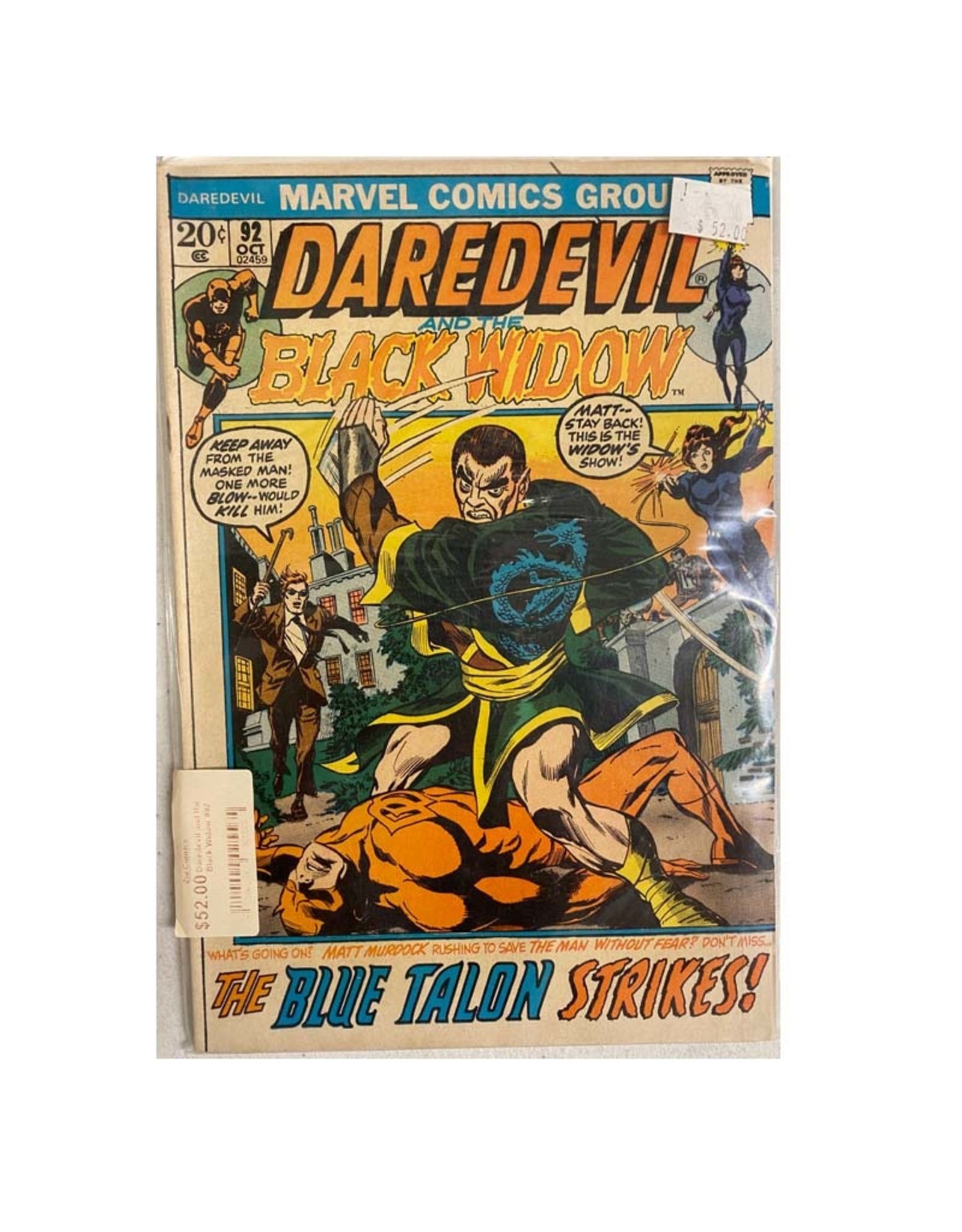 Marvel Comics Daredevil and the Black Widow #92