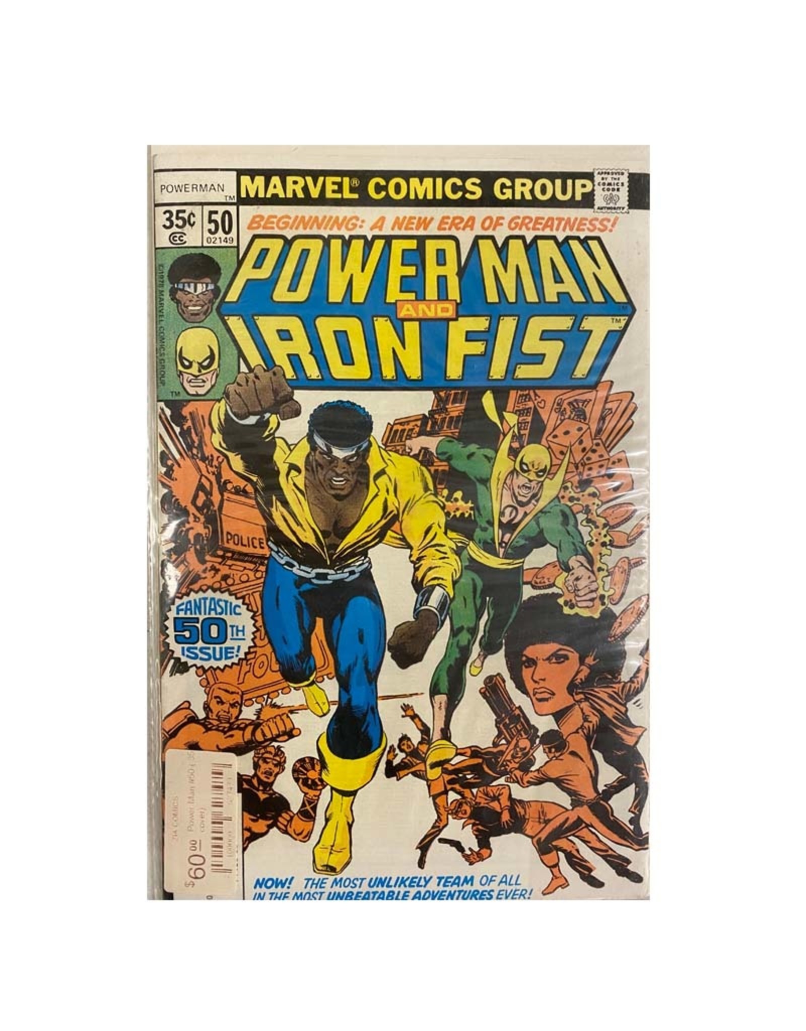 Marvel Comics Power Man and Iron Fist #50 (.35 cover)