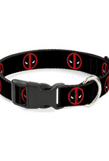Buckle-Down Deadpool Logo Collar