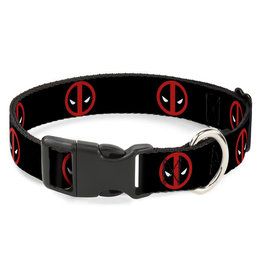 Buckle-Down Deadpool Logo Collar