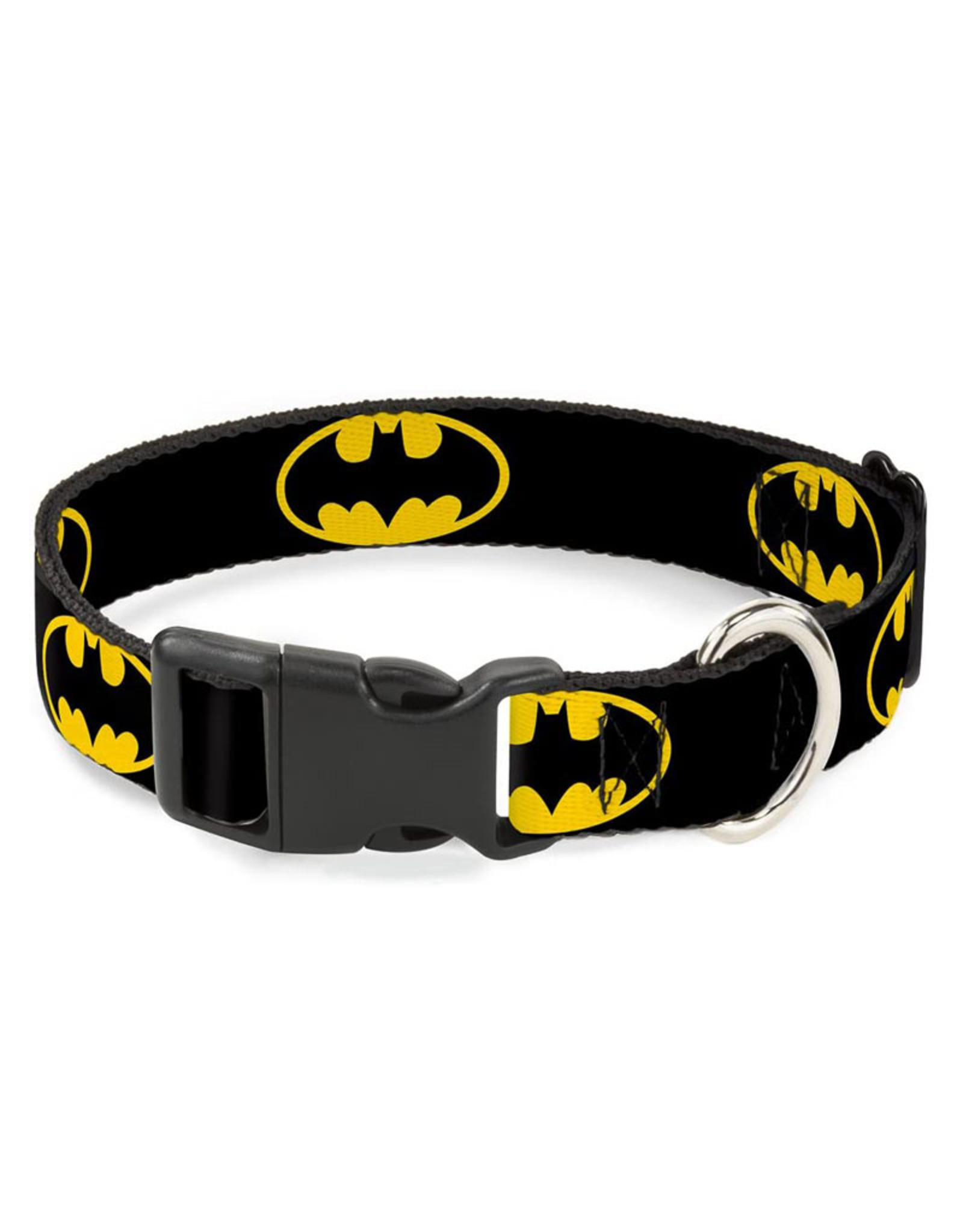 Buckle-Down Batman Shield Black/Yellow Collar