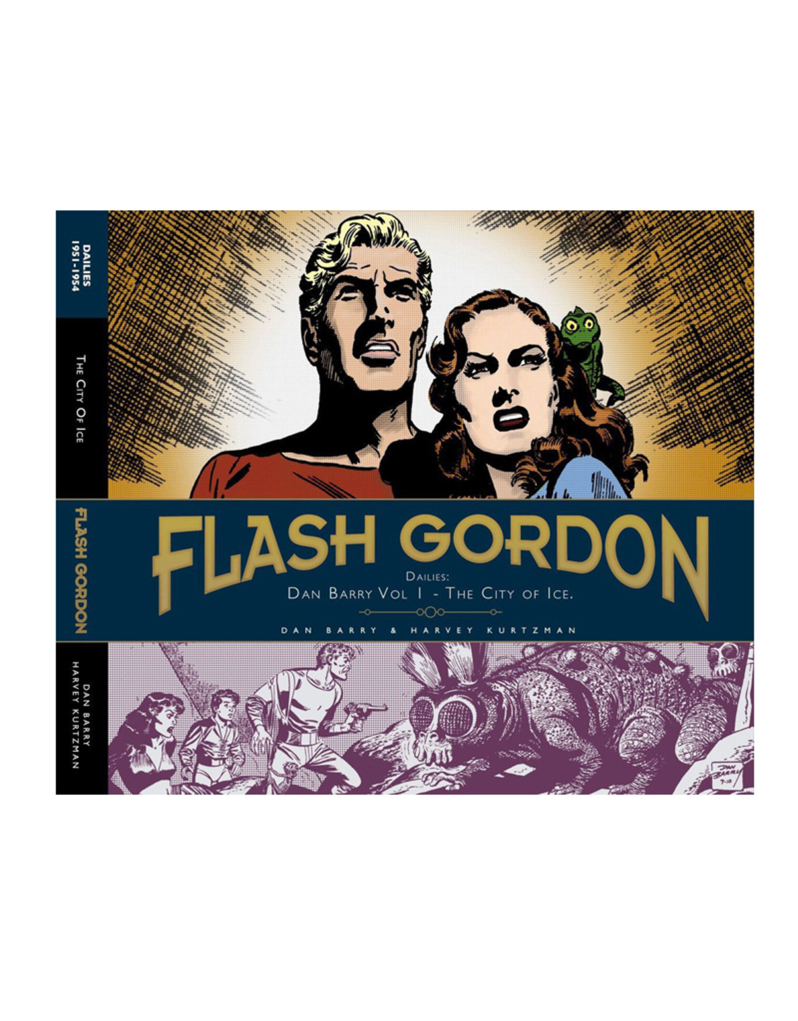 Titan Comics Flash Gordon Dailies: City of Ice Volume 01 Hardcover signed by Sam Jones