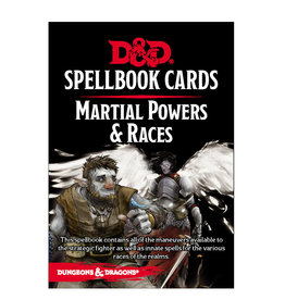 Wizards of the Coast D&D Spell Cards: Martial Powers & Races