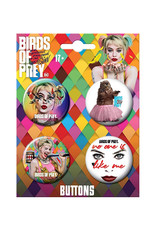 Ata-Boy Birds of Prey 4 Piece Button Set