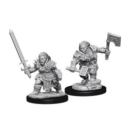 WizKids/NECA DISCONTINUED Pathfinder Deepcut Mini: Female Dwarf Barbarian