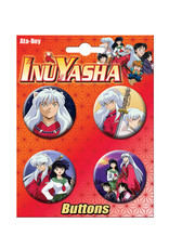 Ata-Boy Inuyasha Set 2 4 Piece Button Set