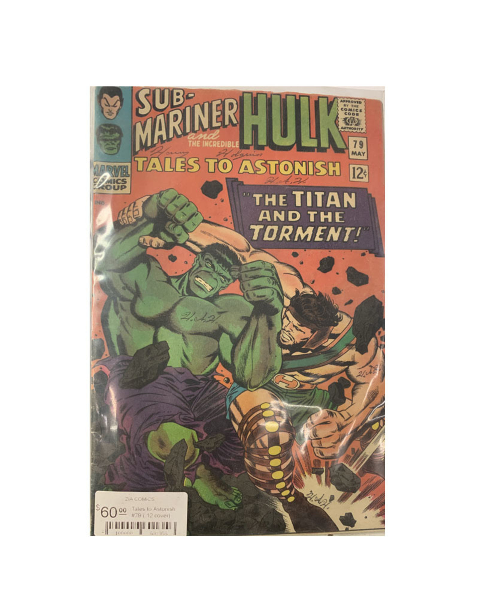 Marvel Comics Tales to Astonish #79 (.12 cover)