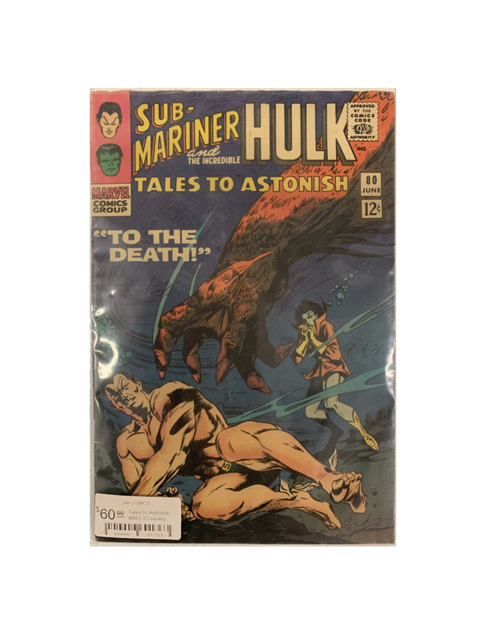 Marvel Comics Tales to Astonish #80 (.12 cover)