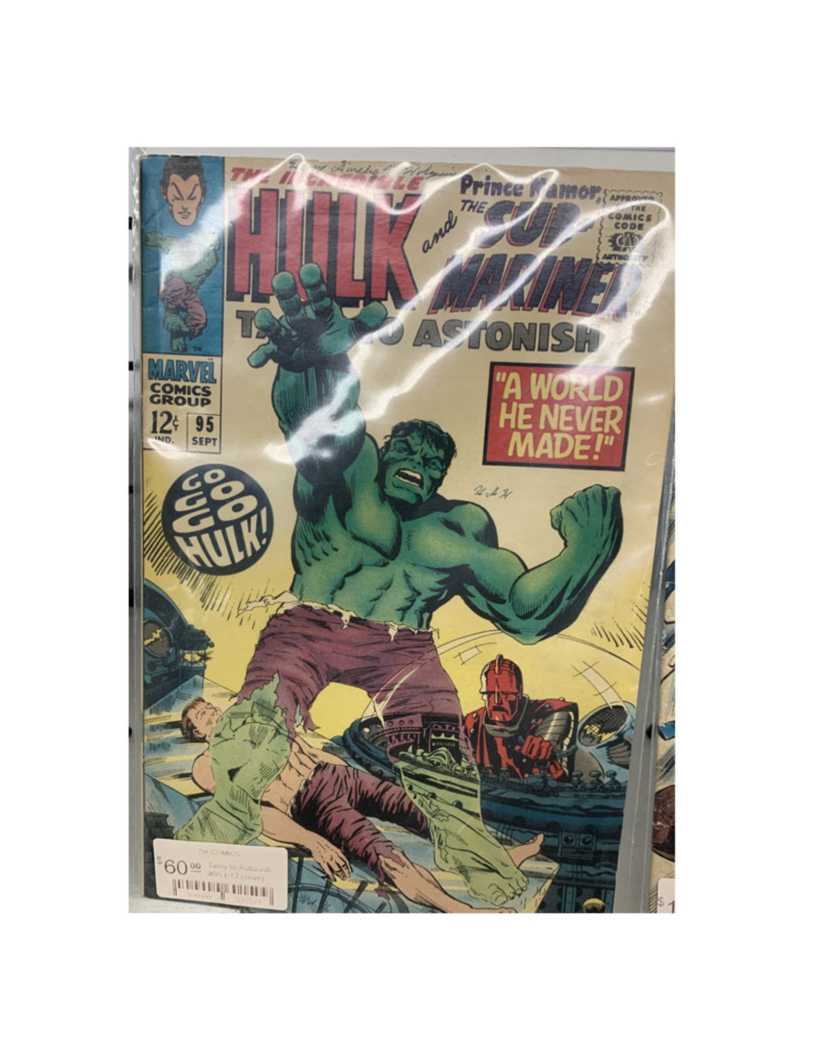 Marvel Comics Tales to Astonish #95 (.12 cover)