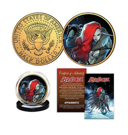 Dynamite Red Sonja Andolfo Gold Collectors Coin