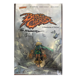 Battle Chasers: A Gathering of Heroes Hardcover signed by Munier Sharrieff and Tom McWeeney with COA 0040/500