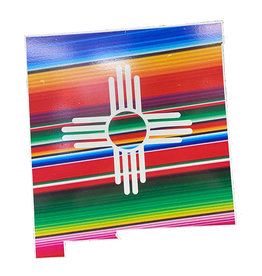 Brass Reminders Co. Inc. Mini NM Outline with Serape Fill