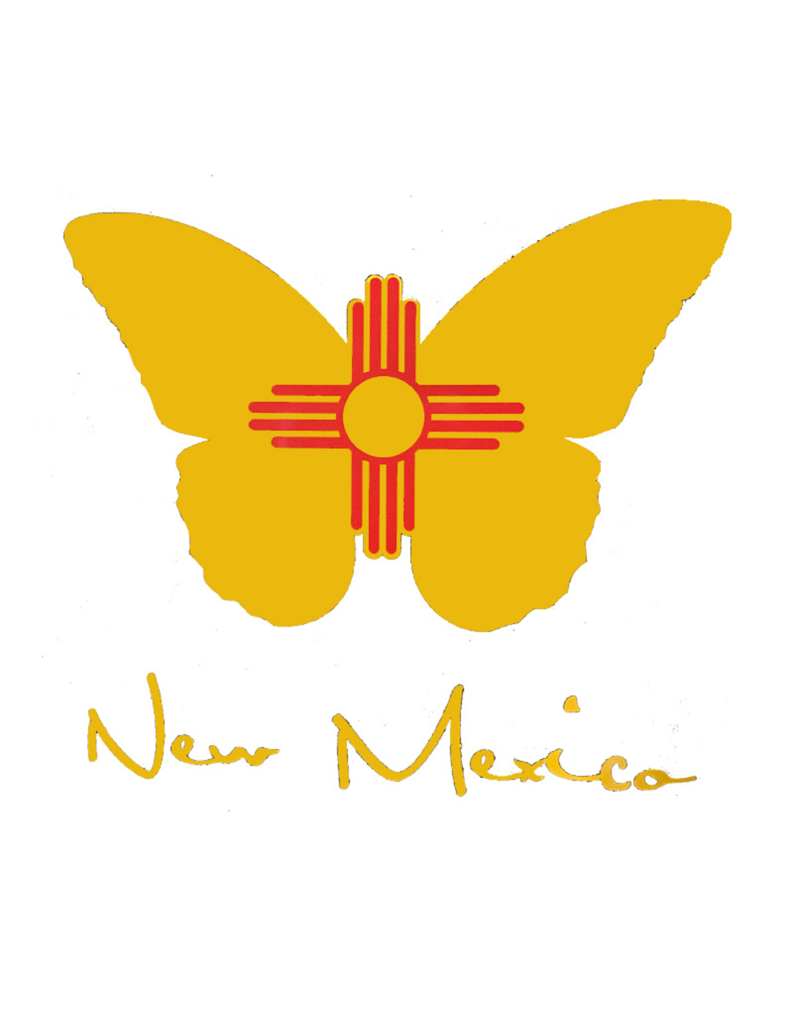 Brass Reminders Co. Inc. NM Flag Butterfly