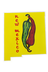 Brass Reminders Co. Inc. NM Outline with Chile Peppers