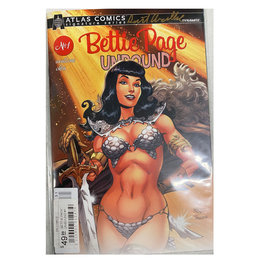 Dynamic Forces Bettie Page Unbound #1 Atlas Avallone Signed Edition