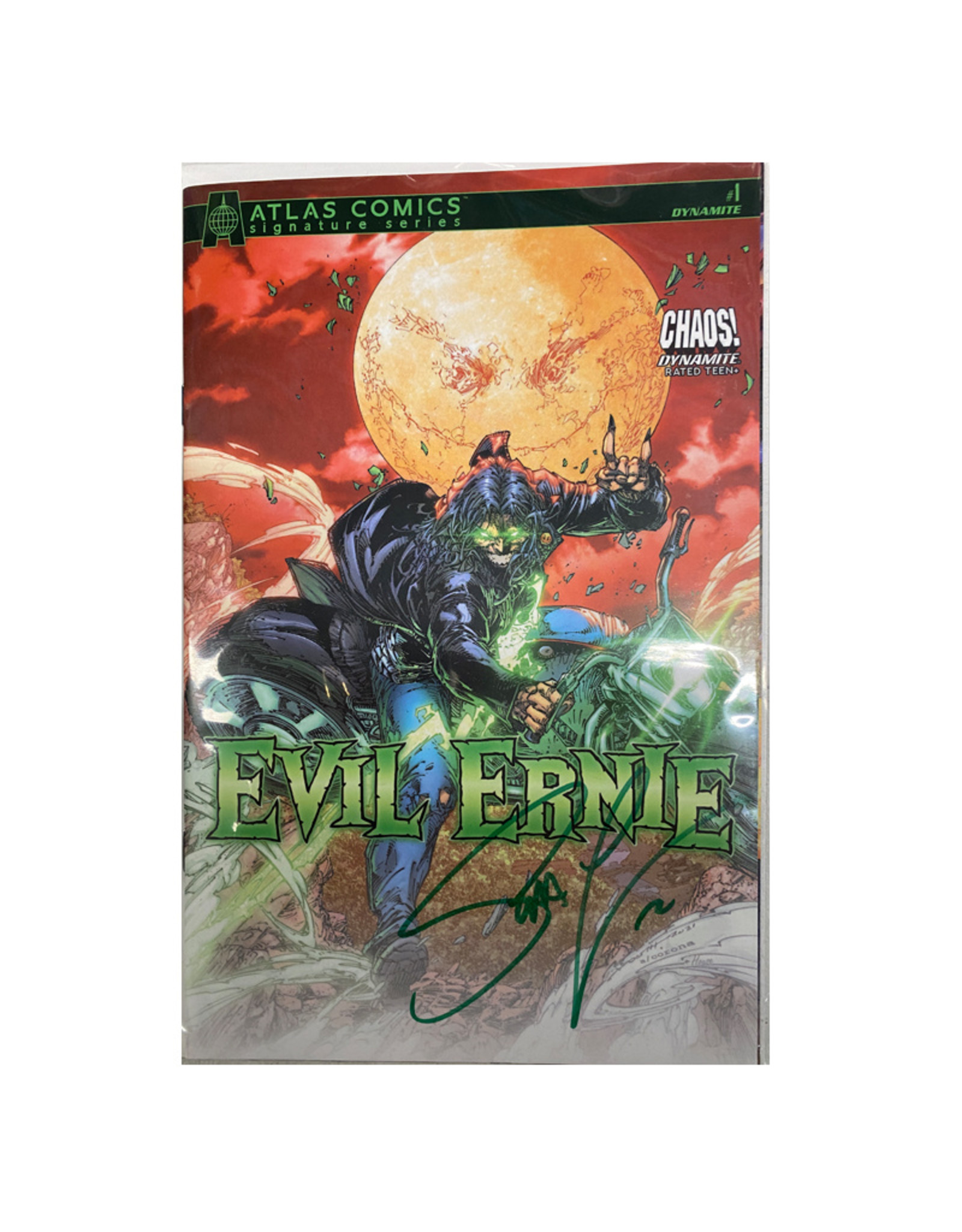 Dynamite Evil Ernie #1 Atlas Edition signed by Lobdell