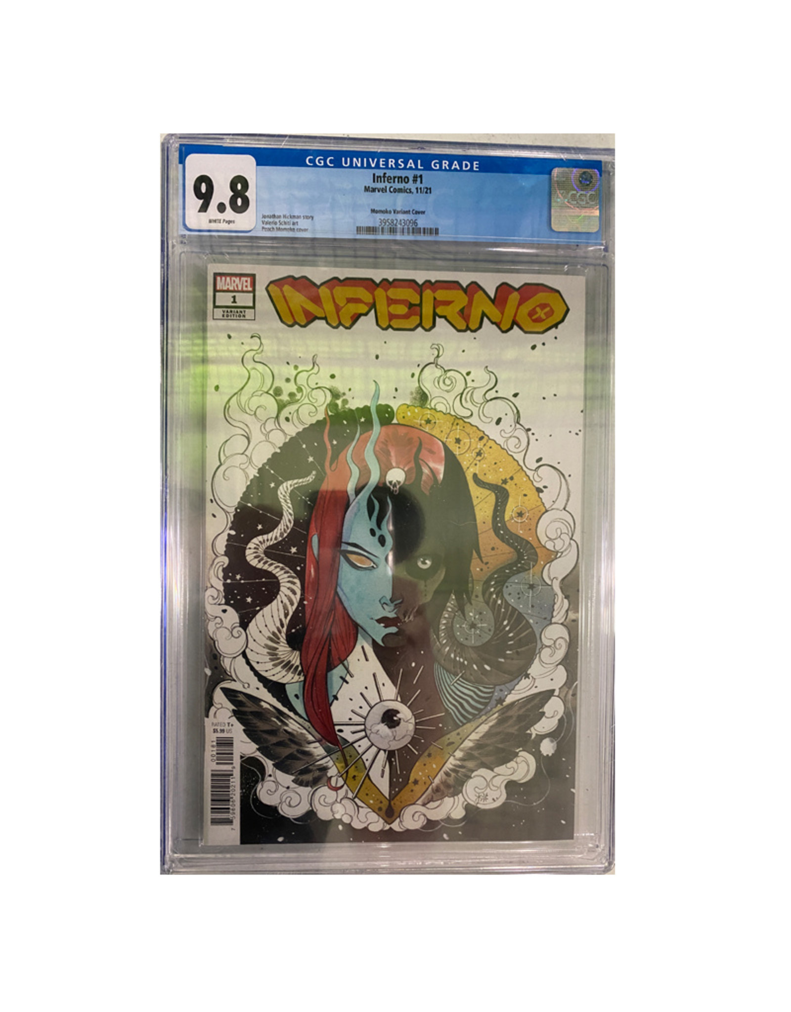 Dynamic Forces Inferno #1 Momoko Variant CGC Graded 9.8
