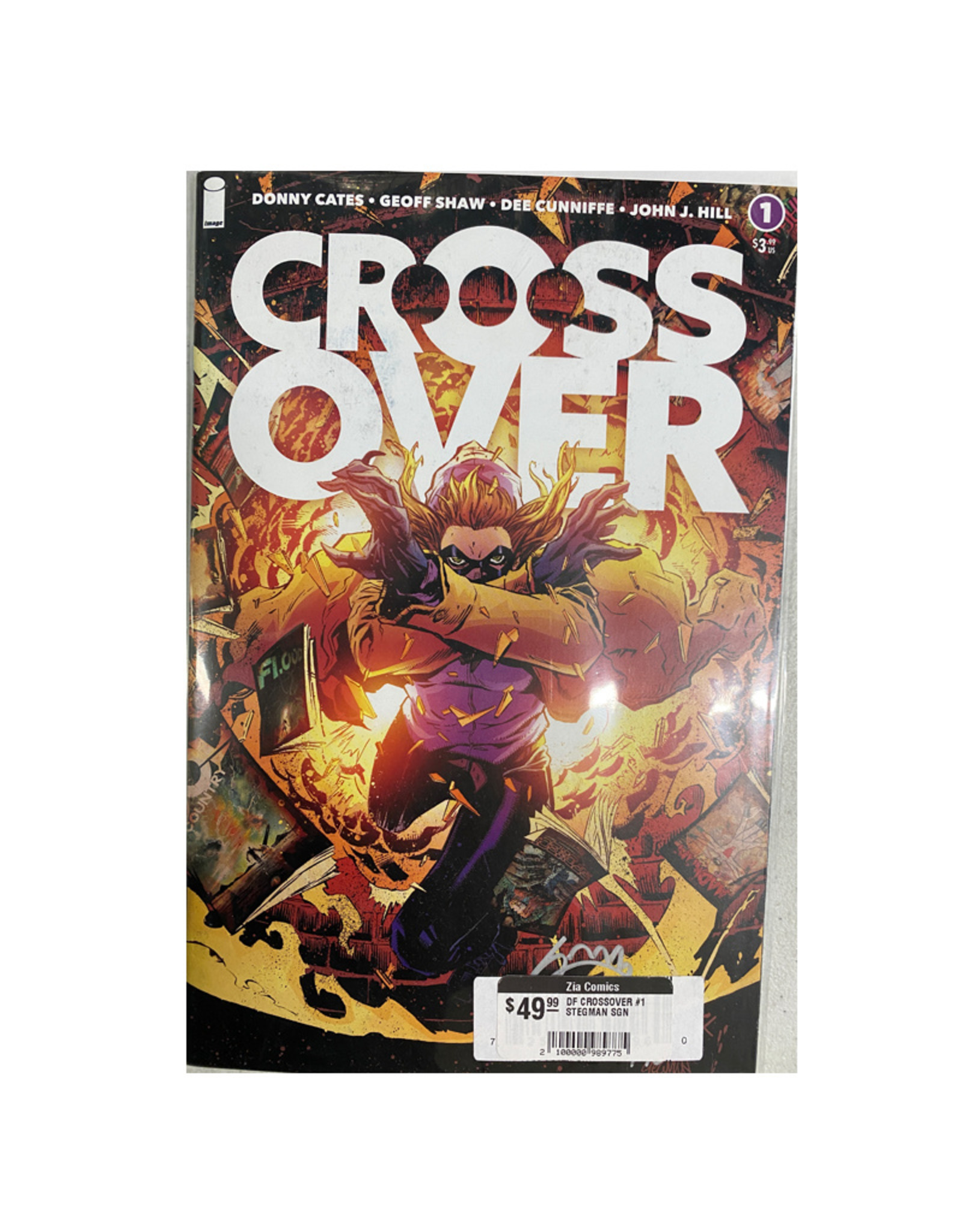 Dynamic Forces Crossover #1 signed by Stegman
